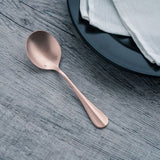 Aoyoshi VINTAGE Series Stainless Steel BAGUETTE CLASSIC BOUILLON SPOON PINK GOLD