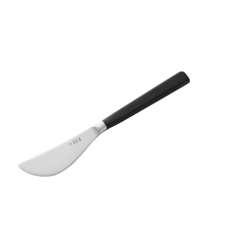 Sori Yanagi Black Handle Stainless Steel Butter Knife 16.8cm
