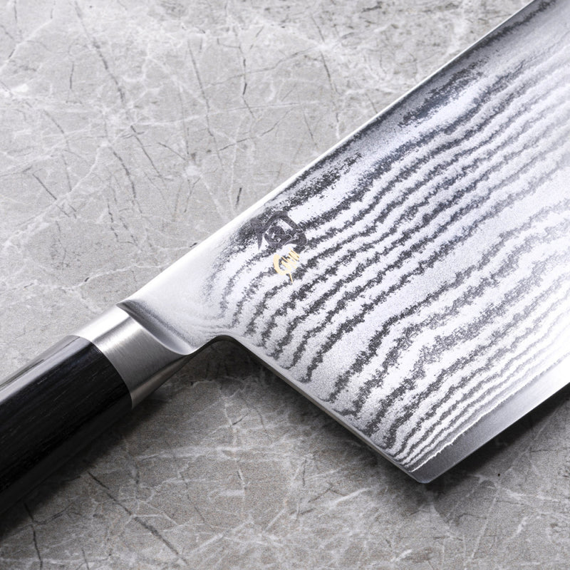KAI Shun Classic Series 33-Layer VG-MAX Damascus Chinese Cleaver 180mm