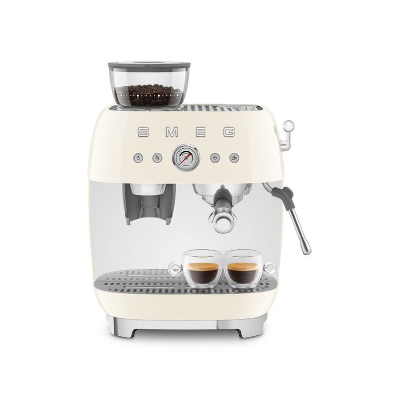SMEG 50's 研磨一體半自動咖啡機 Espresso Coffee Machine with Grinder EGF03 香港行貨