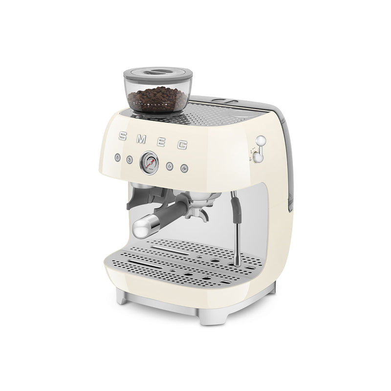 SMEG 50's 研磨一體半自動咖啡機 Espresso Coffee Machine with Grinder EGF03 香港行貨