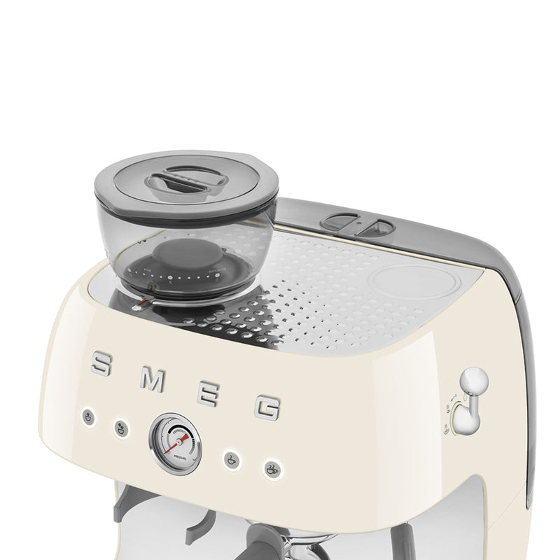 SMEG 50's 研磨一體半自動咖啡機 Espresso Coffee Machine with Grinder EGF03 香港行貨