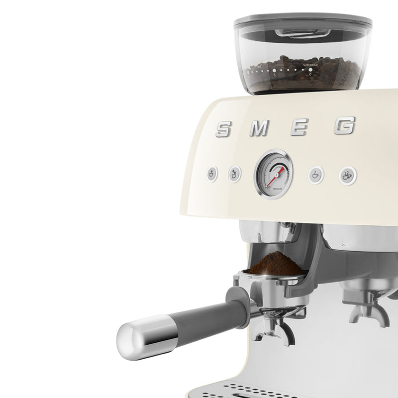 SMEG 50's 研磨一體半自動咖啡機 Espresso Coffee Machine with Grinder EGF03 香港行貨