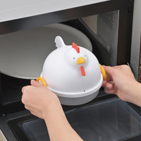 日本【Akebono】小雞造型 微波爐煮蛋器 - 4顆蛋【預購：9月中旬到貨】