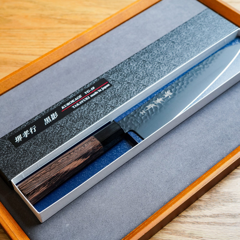 Sakai Takayuki Kurogake VG10 Gyuto Knife 210mm