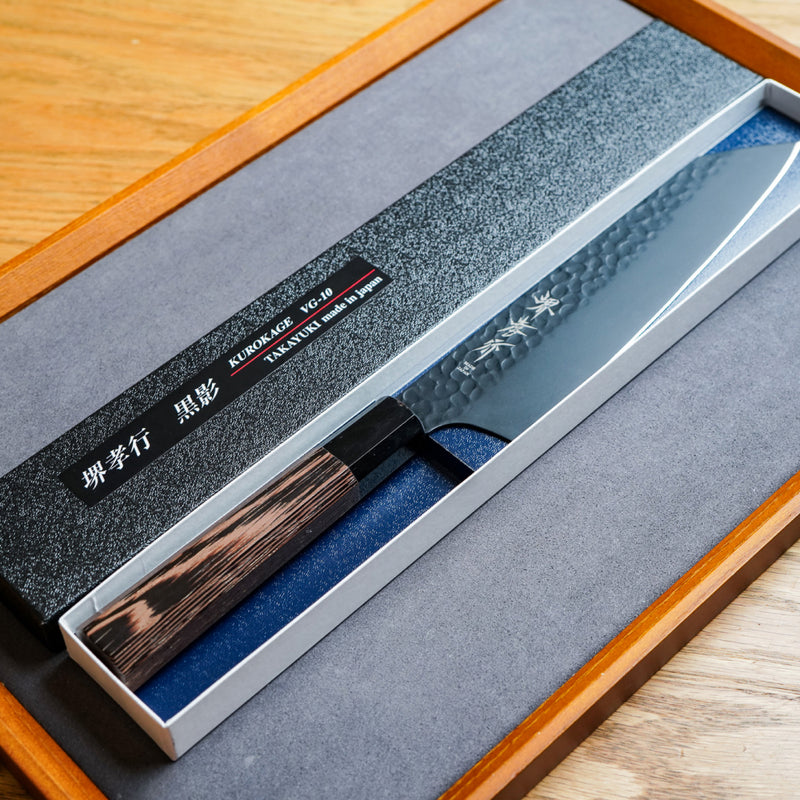 Sakai Takayuki Kurogake VG10 Kiritsuke Gyuto Knife 190mm