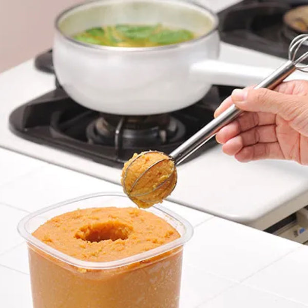 日本【AUX】Leye 不鏽鋼 計量味噌攪拌器 Measuring Miso Muddler