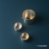 日本【能作】金色月光 純錫清酒壺 Tin Sake Pitcher Moon