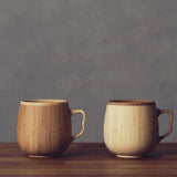 日本Riveret 竹製牛奶咖啡杯 2隻套裝 cafe au lait mug Set of 2