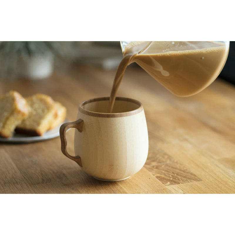 日本Riveret 竹製牛奶咖啡杯 2隻套裝 cafe au lait mug Set of 2