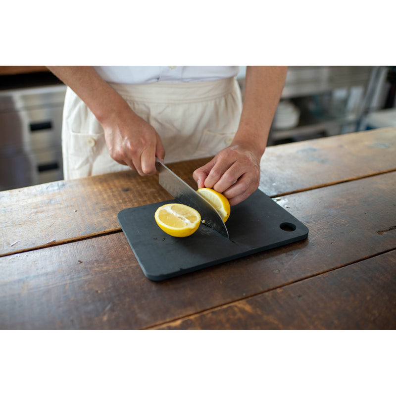 Asahi Black Synthetic Rubber Cutting Board (L)