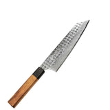 Sakai Takayuki SG2 Damascus Hammered Kiritsuke Gyuto Knife Octagonal Handle 190mm