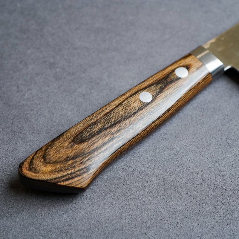 Masutani Hamono VG10 Kokuryu Damascus Tsuchime Santoku Knife 170mm Scotch Western Handle