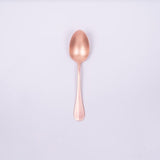 日本青芳 VINTAGE系列 不鏽鋼餐匙 粉紅玫瑰金 BAGUETTE CLASSIC STANDARD SPOON PINK GOLD