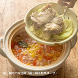 日本【長谷園】伊賀燒 多功能蒸煮兩用土鍋 白色