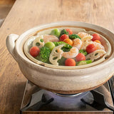 日本【長谷園】伊賀燒 多功能蒸煮兩用土鍋 白色