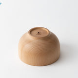 Taffeta beech wood round rice bowl 12cm