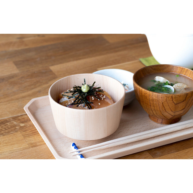 Taffeta beech corner rice bowl 12cm