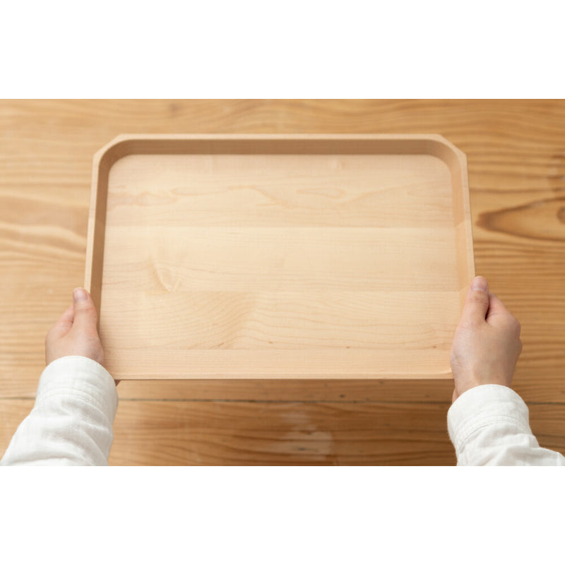 Taffeta hard maple corner tray 32cm