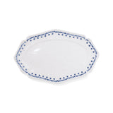 studio m' Vignette 26cm Painted Lace Oval Plate