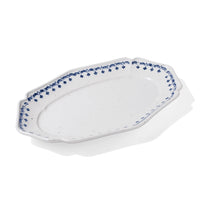 studio m' Vignette 26cm Painted Lace Oval Plate
