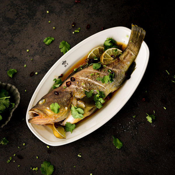 日本studio m' Whole Fish Plate 30.4cm 橢圓碟