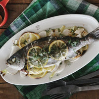 日本studio m' Whole Fish Plate 30.4cm 橢圓碟