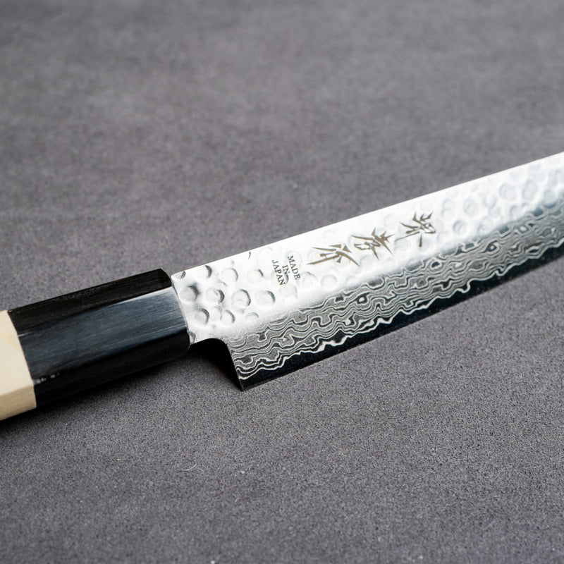 Sakai Takayuki 45-Layer AUS10 Damascus Hammered Petit Knife 150mm