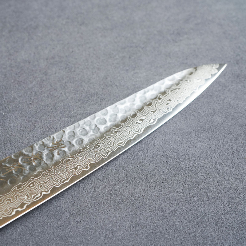 Sakai Takayuki 45-Layer AUS10 Damascus Hammered Petit Knife 150mm