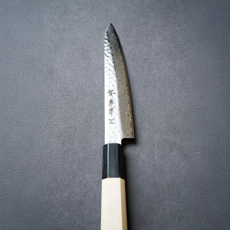 Sakai Takayuki 45-Layer AUS10 Damascus Hammered Petit Knife 150mm