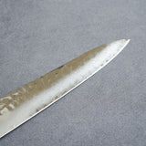 Sakai Takayuki 33-Layer VG10 Damascus Hammered Petit Knife with Blue Handle 150mm