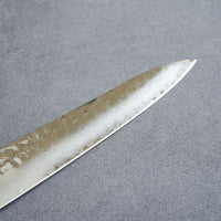 Sakai Takayuki 33-Layer VG10 Damascus Hammered Petit Knife with Blue Handle 150mm