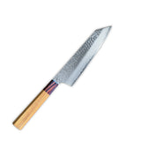 Sakai Takayuki Saiu 33-Layer VG10 Damascus Hammered Kiritsuke Gyuto Knife Octagonal Handle 190mm