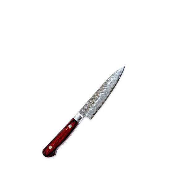 Sakai Takayuki 33-Layer VG10 Damascus Hammered Petit Knife 120mm