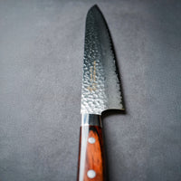 Sakai Takayuki 33-Layer VG10 Damascus Hammered Gyuto Knife 240mm