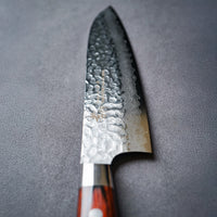 日本 堺孝行 VG10 33層槌目大馬士革紋 三德廚刀 180mm