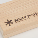 Snow Peak Outdoor Cutting Board and Knife Set