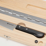 Snow Peak Outdoor Cutting Board and Knife Set