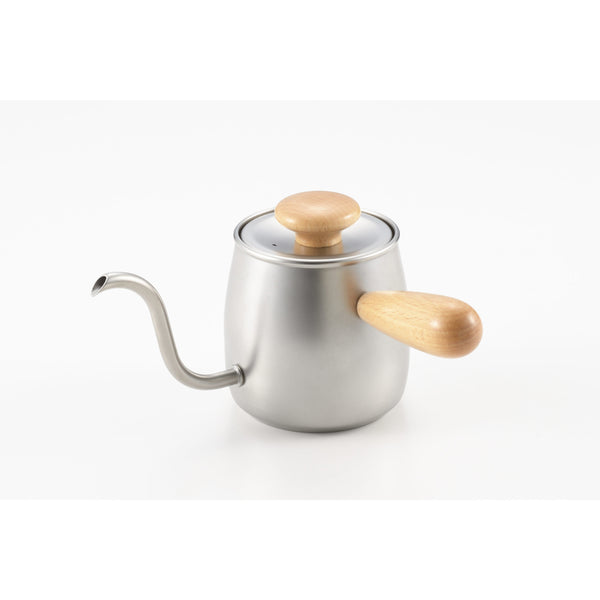 Miyaco Wooden Handle Coffee Pot Single Drip 400ml - Silver