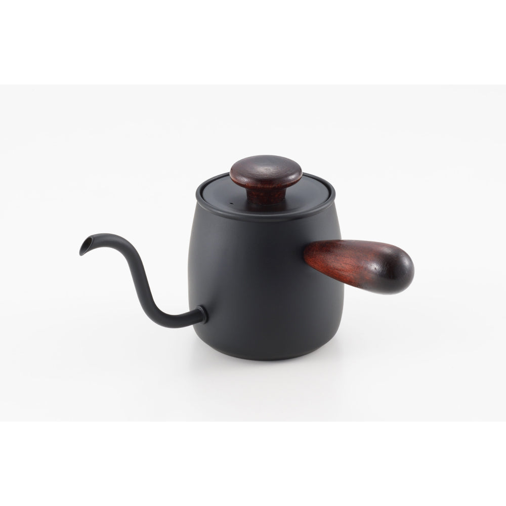 Misao Yajima Dark Brown Coffee Cup & Saucer - No. 1 Two Birds (矢島操)