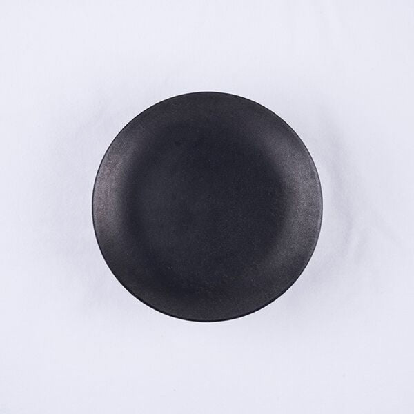 日本青芳 BLACK VINTAGE系列 不鏽鋼圓餐碟 Coupe Plate 25cm
