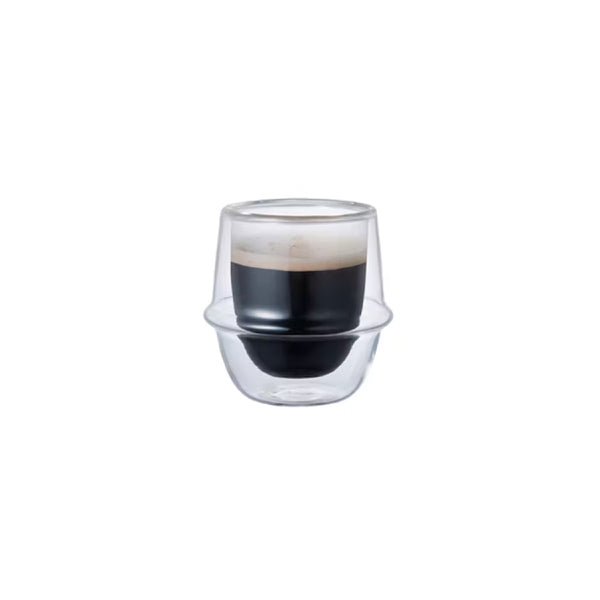 日本KINTO KRONOS 雙層特濃咖啡杯 double wall espresso cup 80ml