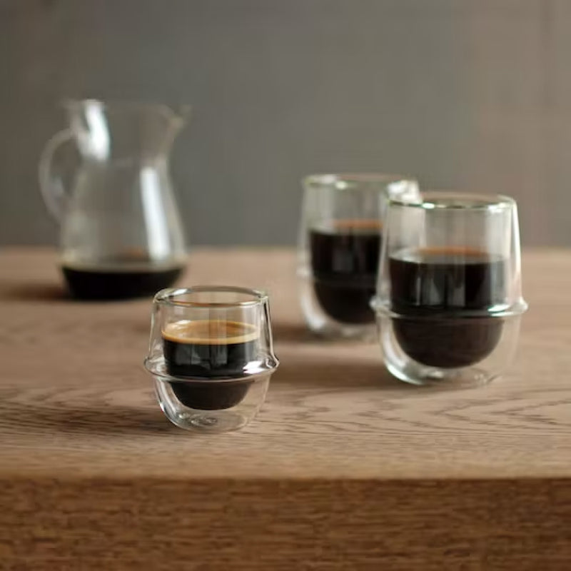 日本KINTO KRONOS 雙層特濃咖啡杯 double wall espresso cup 80ml