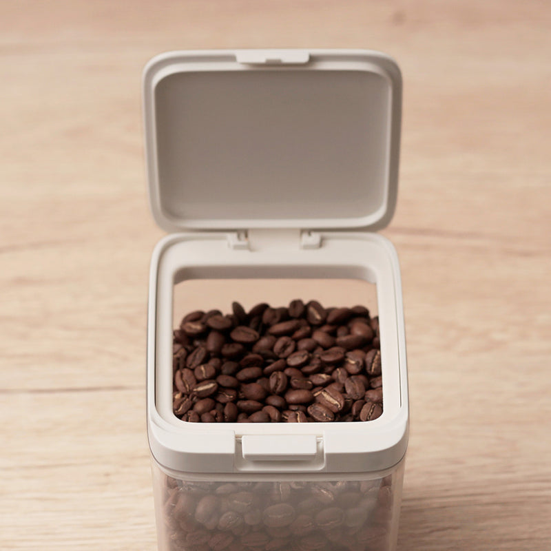 日本MARNA Good Lock 密封防潮高身咖啡豆盒 麵粉盒 1.2L