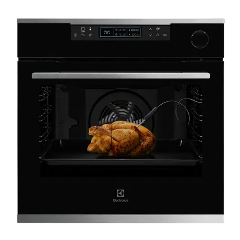 Electrolux KOCBP21XA 72L Embedded High Temperature Cleaning Oven 60cm UltimateTaste SteamRoast Pyrolytic Built-in Oven 60cm