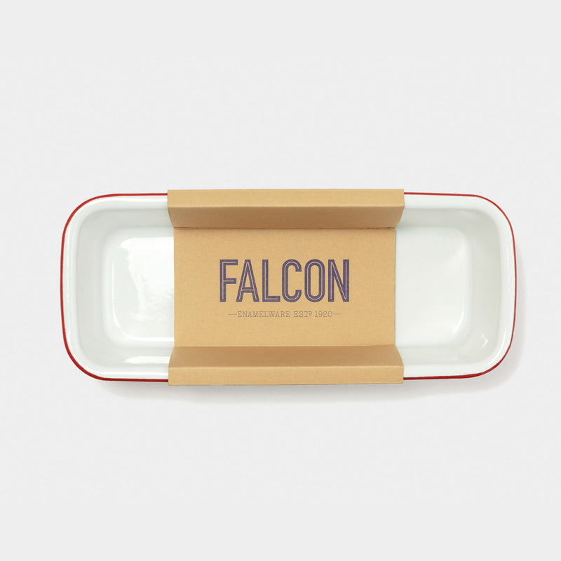 英國Falcon Enamelware 珐瑯長形麵包焗盤 Loaf Tin 31cm x 13cm