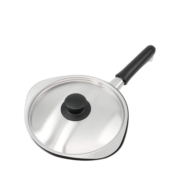 日本柳宗理 高碳鋼窒化加工單手網紋煎鍋 22cm連蓋 Nitride Treatment Carbon Steel Frying Pan 22cm with Lid