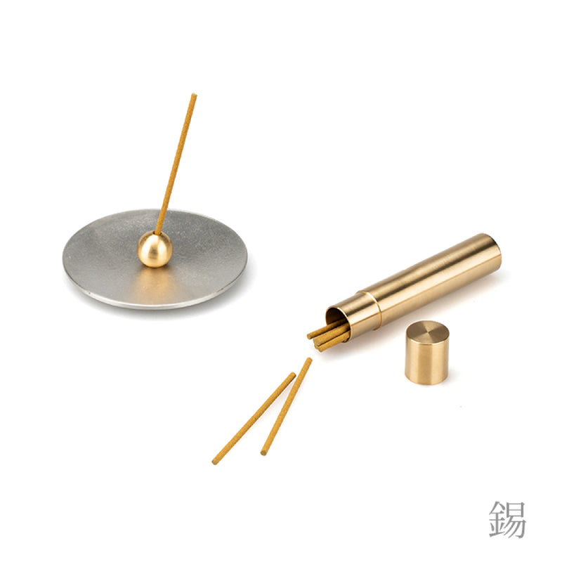 日本【能作】圓珠線香座 與 森林線香組 限定套裝 Round Incense Burner Sets