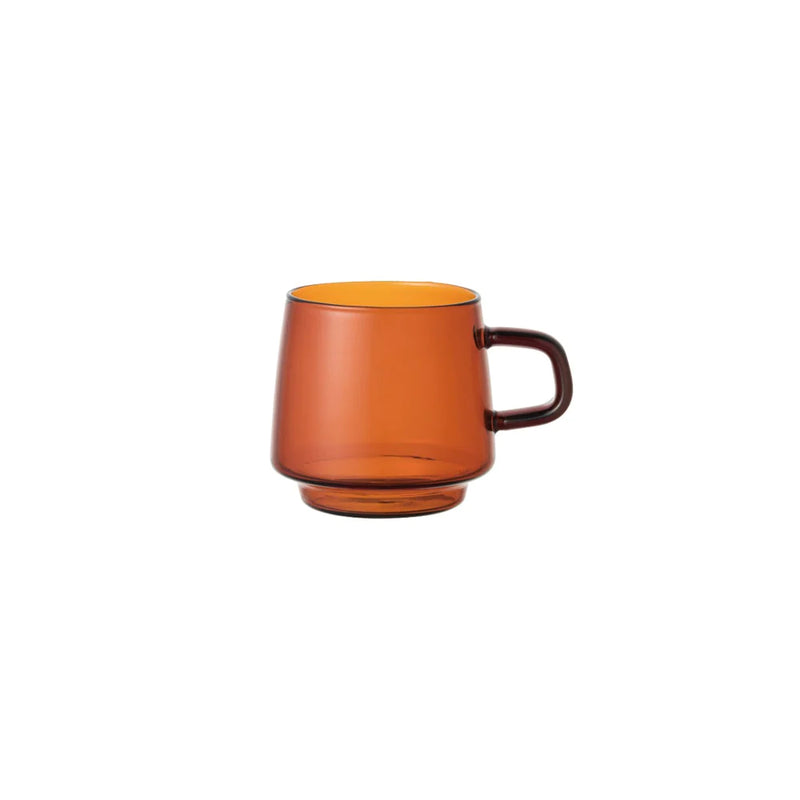 日本KINTO SEPIA 琥珀色有耳玻璃杯 amber mug