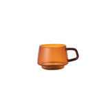 日本KINTO SEPIA 琥珀色有耳玻璃杯 amber mug